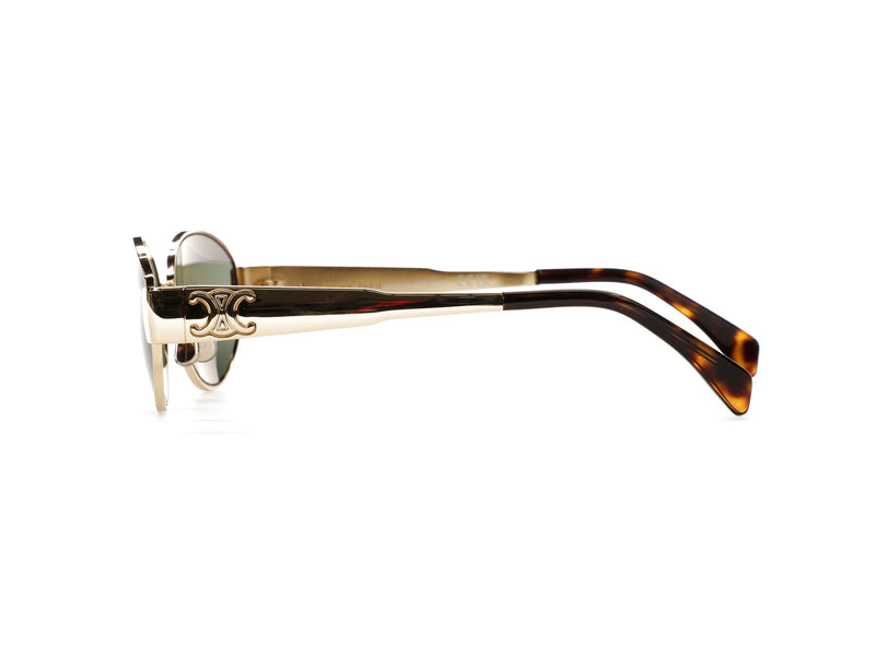Lunettes de soleil Céline Triomphe Metal 01 Or/Vert 