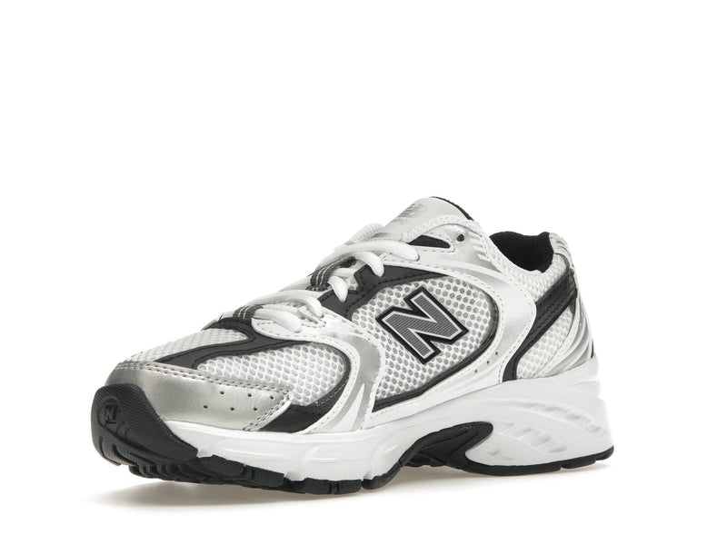 New Balance 530 Blanc Argent Métallisé Noir
