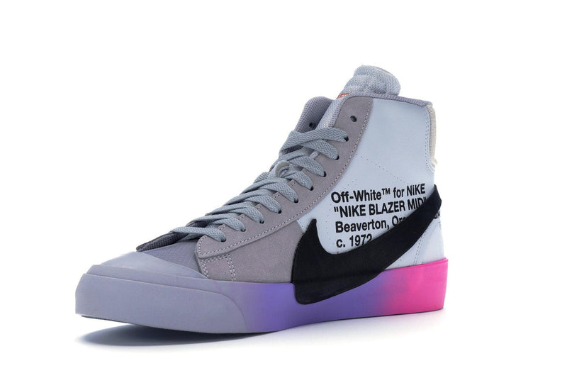 Nike Blazer Mid Off-White Gris Loup Serena Queen