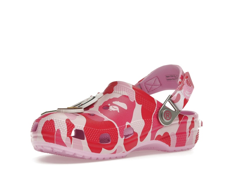 Crocs Classic Clog A Bathing Ape ABC Camo Rose