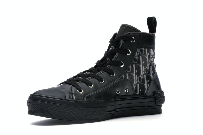Dior B23 High Top Canvas Oblique Noir