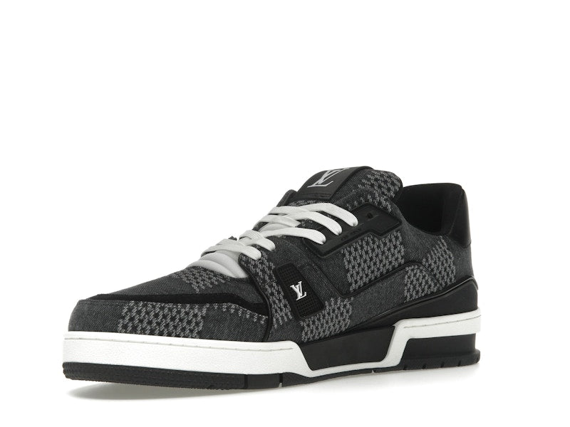 Louis Vuitton LV Trainer Noir Damier 3D Denim