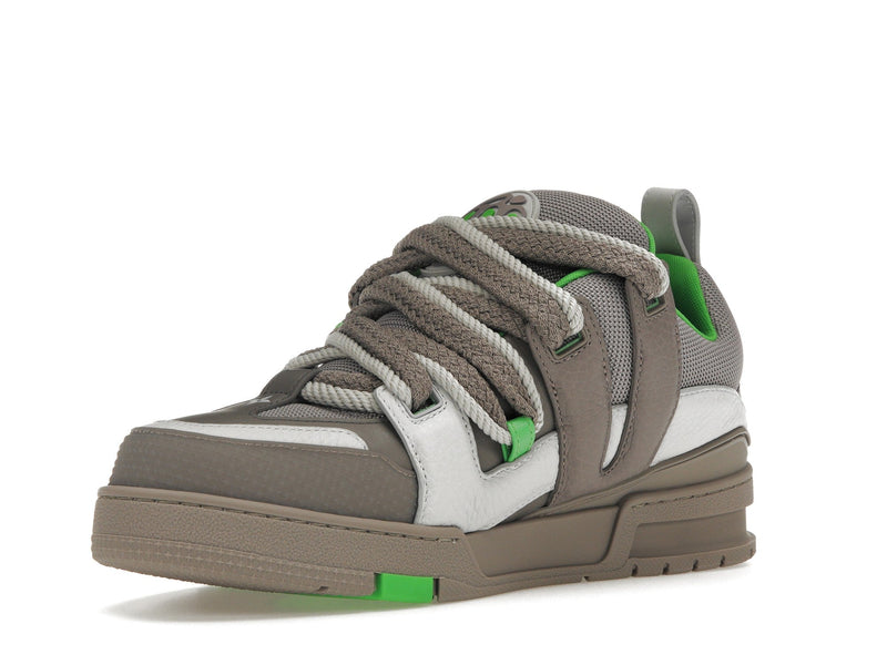 Baskets de skate Louis Vuitton LV Gris Vert