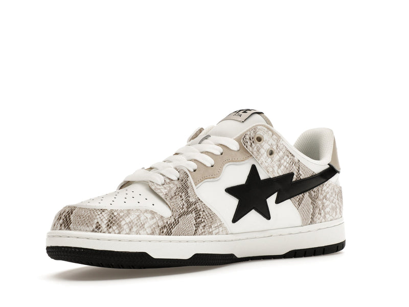 A Bathing Ape Sk8 Sta #1 Beige Schlangenhaut 