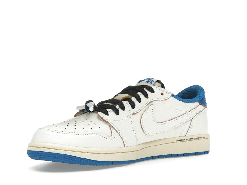 Jordan 1 Retro Low OG SP Fragment x Travis Scott Sail Military Blue