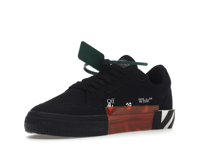 OFF-WHITE Vulc Low Canvas Noir Blanc