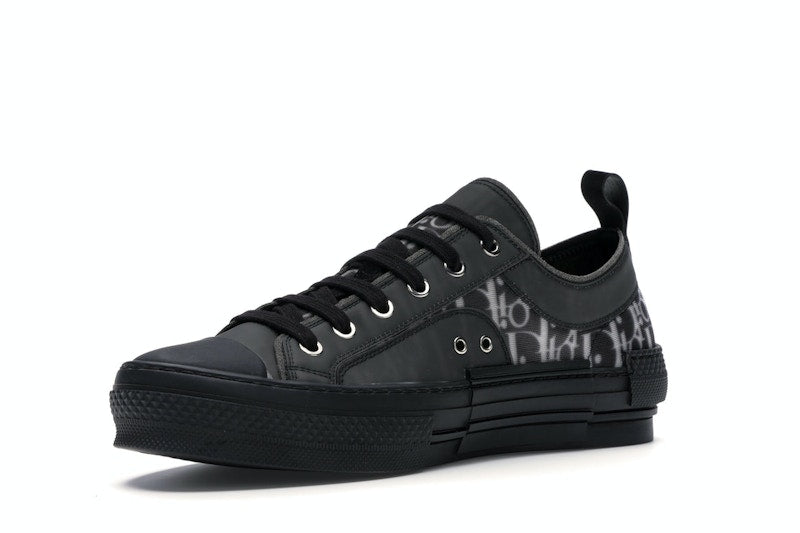 Dior B23 Low Top Canvas Oblique Noir