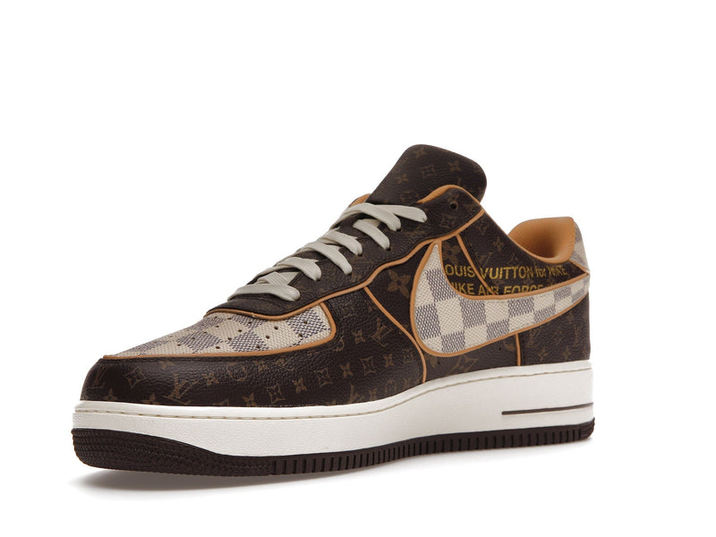 Nike Air Force 1 Low Louis Vuitton Monogram Marron Damier Azur