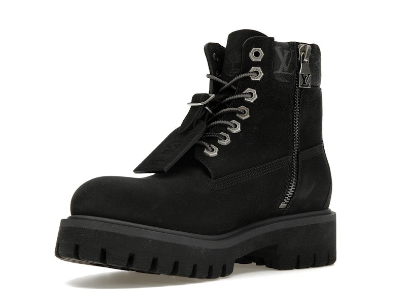 Bottines Louis Vuitton Timberland 6 pouces noires