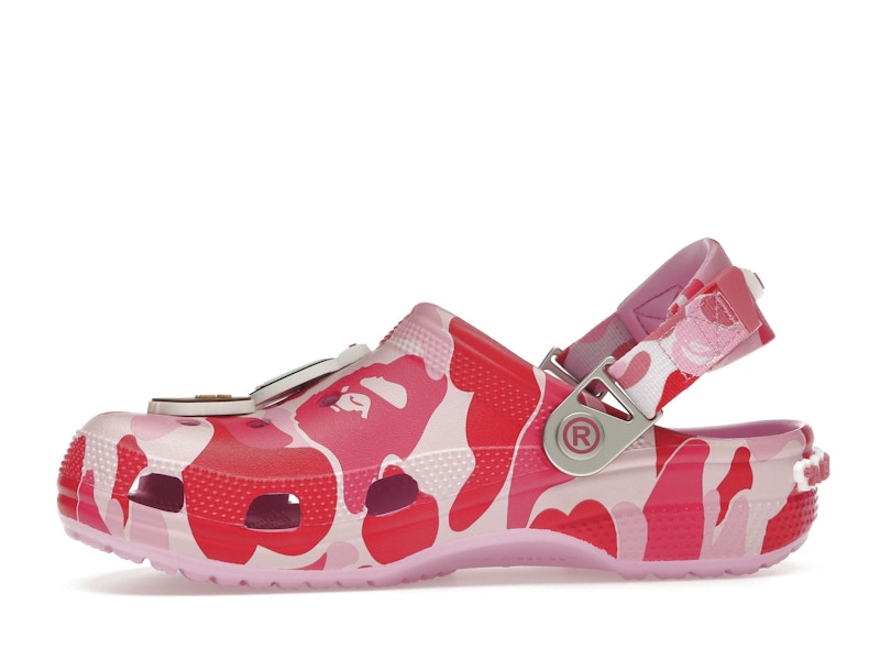 Crocs Classic Clog A Bathing Ape ABC Camo Rose