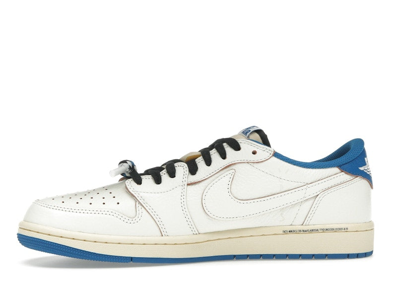 Jordan 1 Retro Low OG SP Fragment x Travis Scott Sail Military Blue