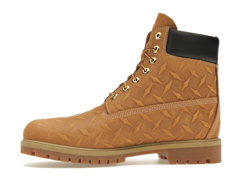 Timberland 6" Premium Waterproof Boot Supreme Diamond Plate Wheat