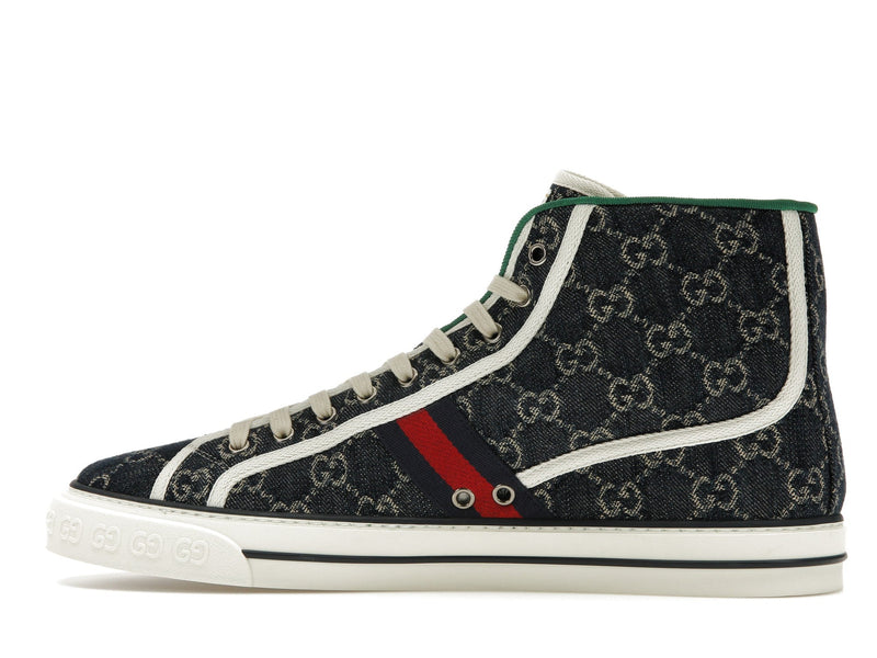 Baskets montantes Gucci Tennis 1977 bleues