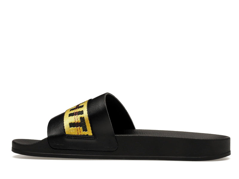 Sandales industrielles OFF-WHITE noires et jaunes