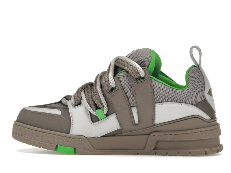 Baskets de skate Louis Vuitton LV Gris Vert