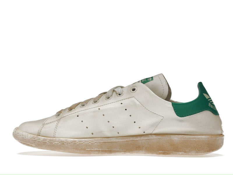 Balenciaga x adidas Stan Smith Blanc Vert Usé