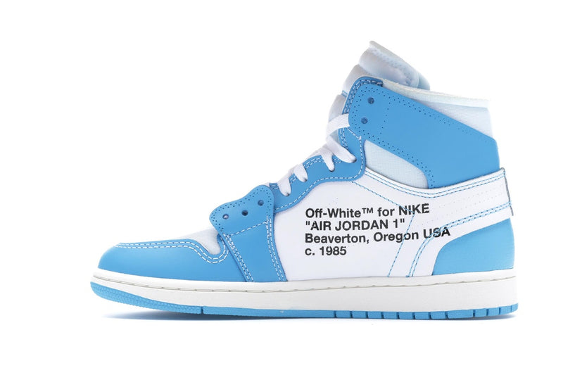 Jordan 1 Retro High Off-White Bleu Université