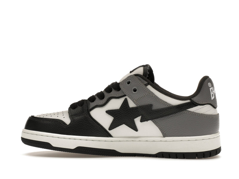A Bathing Ape Sk8 Sta #5 Schwarz Weiß Grau
