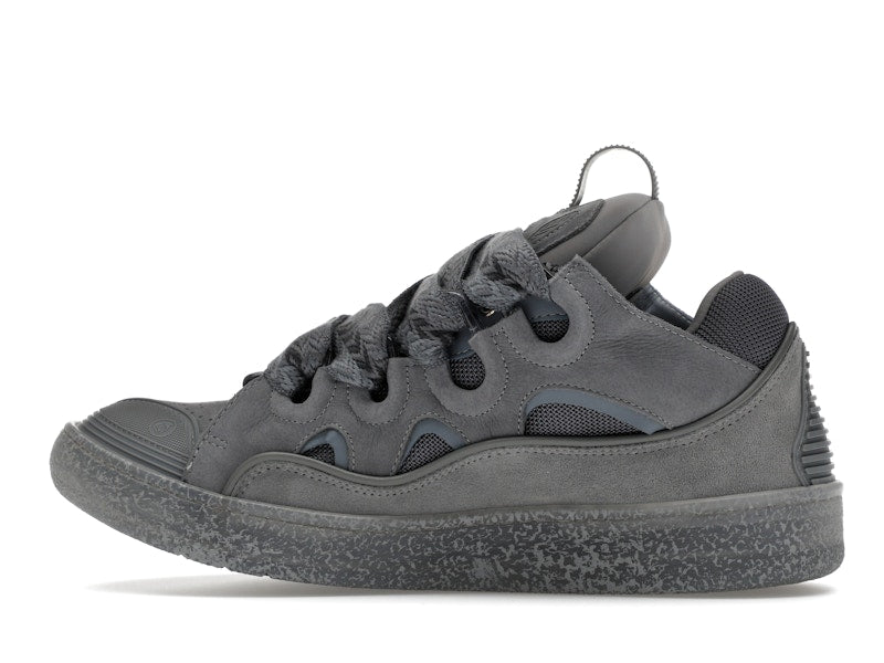 Lanvin Cuir Curb Effet Moucheté Gris Clair 