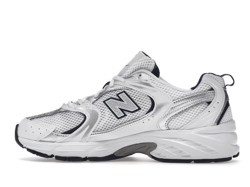New Balance 530 Blanc Argent Bleu Marine