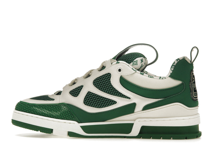 Baskets de skate Louis Vuitton LV Vert Blanc