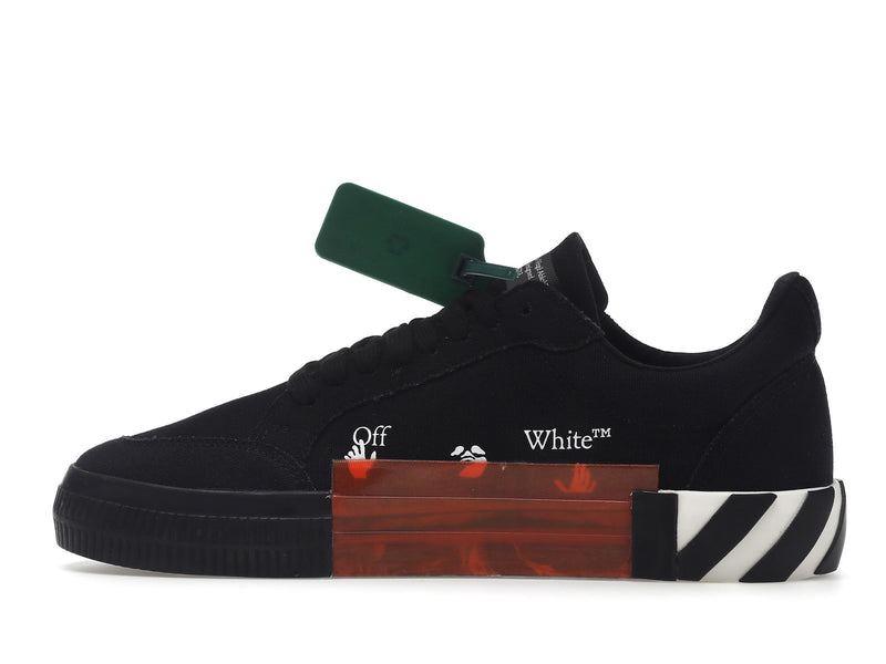 OFF-WHITE Vulc Low Canvas Noir Blanc