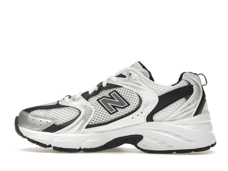New Balance 530 Blanc Argent Métallisé Noir