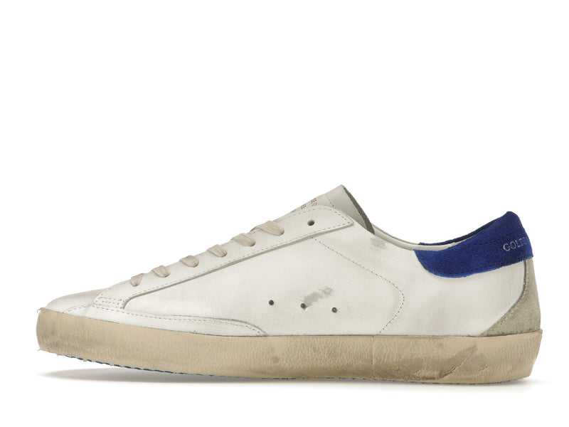 Golden Goose Super-Star Blanc Serpent Bleu