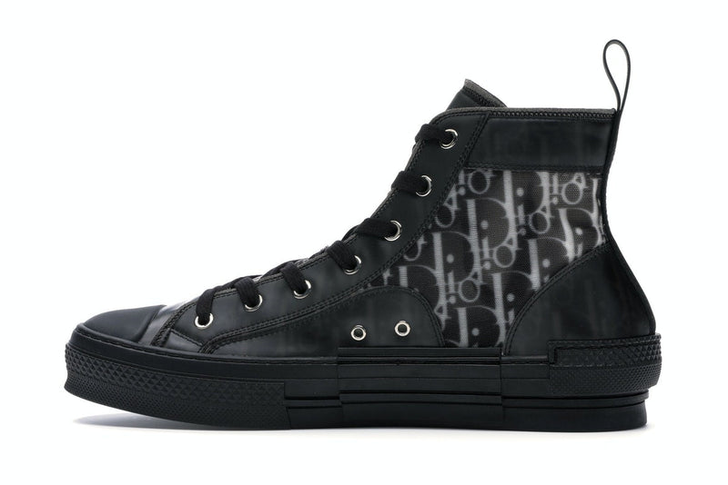 Dior B23 High Top Canvas Oblique Noir