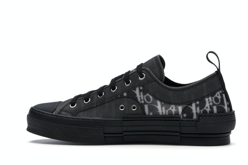 Dior B23 Low Top Canvas Oblique Noir