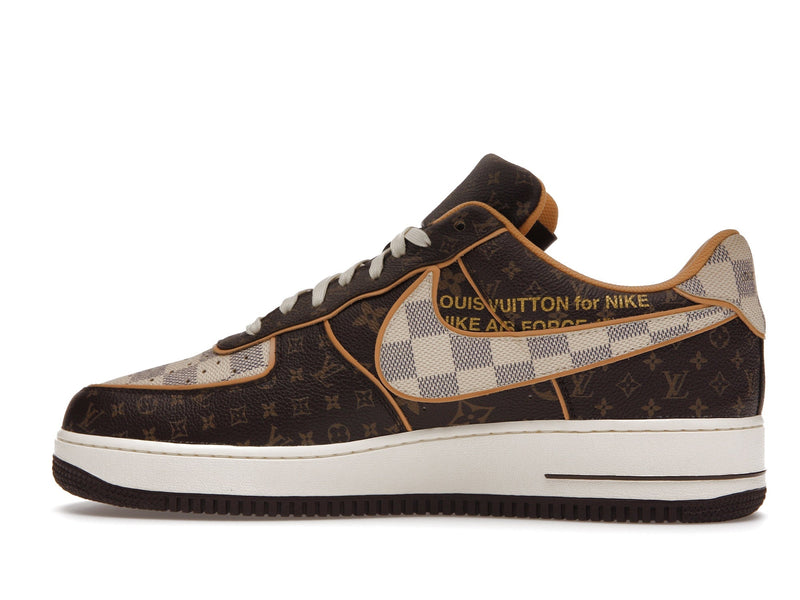 Nike Air Force 1 Low Louis Vuitton Monogram Marron Damier Azur