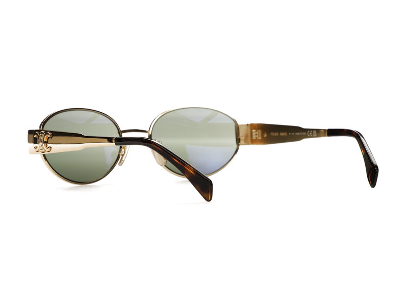 Lunettes de soleil Céline Triomphe Metal 01 Or/Vert 