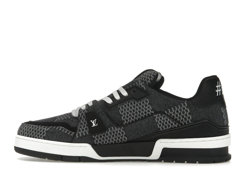 Louis Vuitton LV Trainer Noir Damier 3D Denim