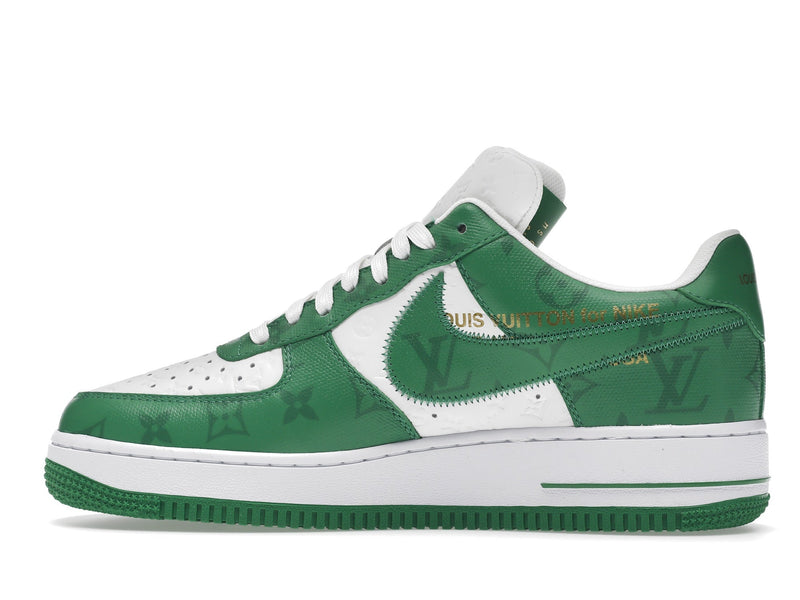 Louis Vuitton Nike Air Force 1 Low par Virgil Abloh Blanc Vert