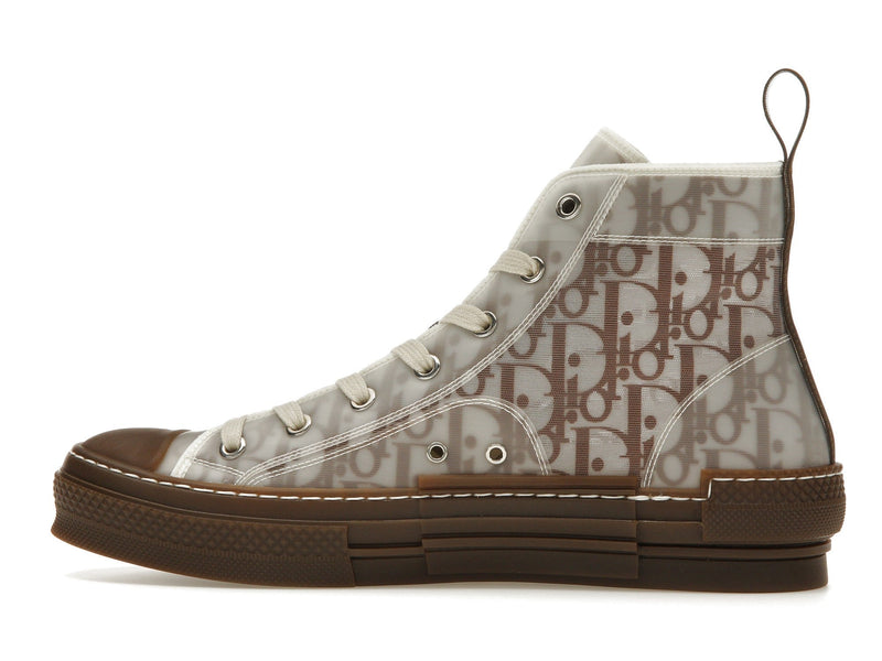 Dior B23 High Top Café Blanc Dior Oblique