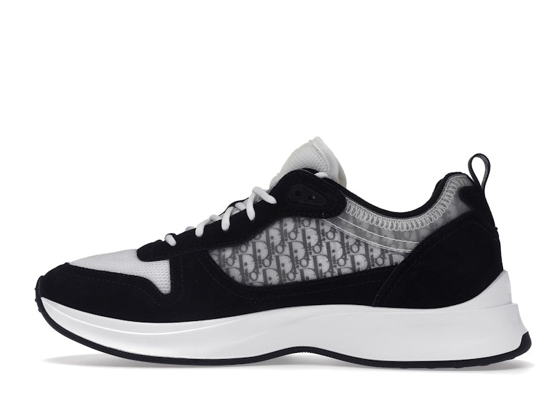 Baskets Dior B25 Oblique Runner en daim noir