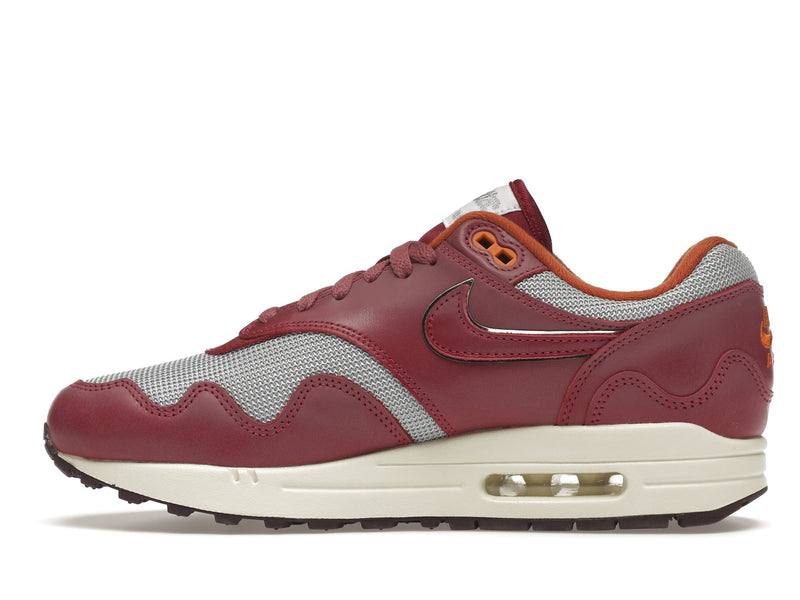 Nike Air Max 1 Patta Waves Rush Maroon (avec bracelet)