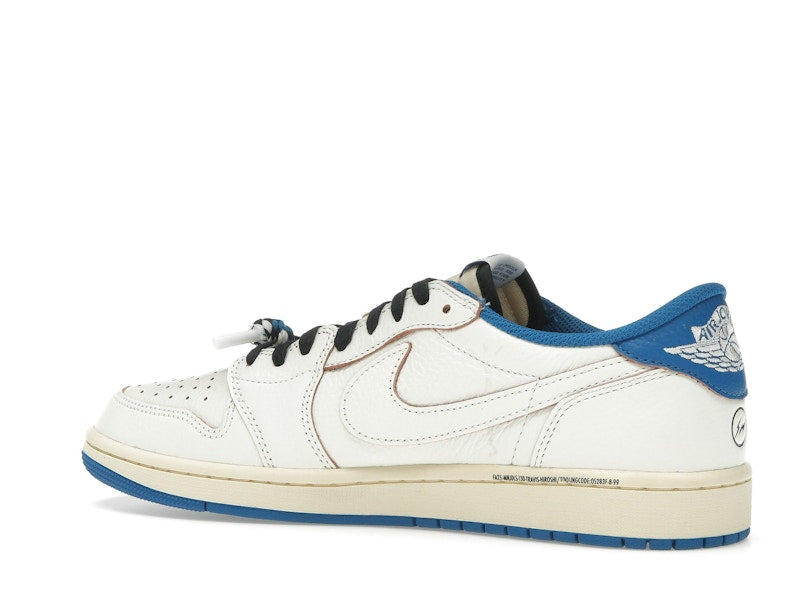 Jordan 1 Retro Low OG SP Fragment x Travis Scott Sail Military Blue