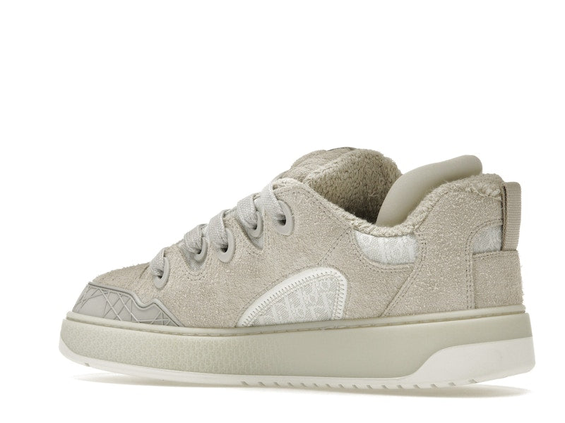 Dior B9S Skater ERL Daim Crème avec Jacquard Dior Oblique Blanc et Crème