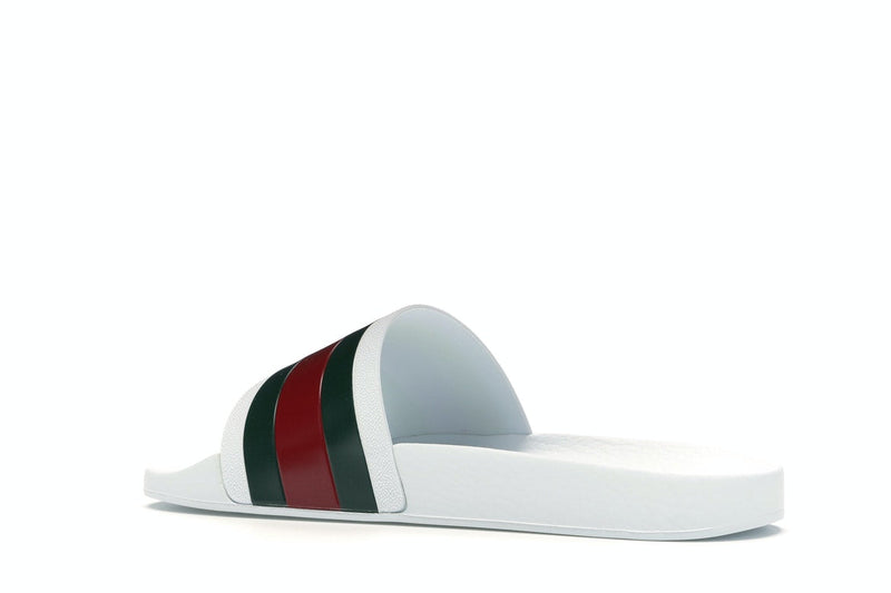 Claquettes de piscine Gucci Pursuit blanches