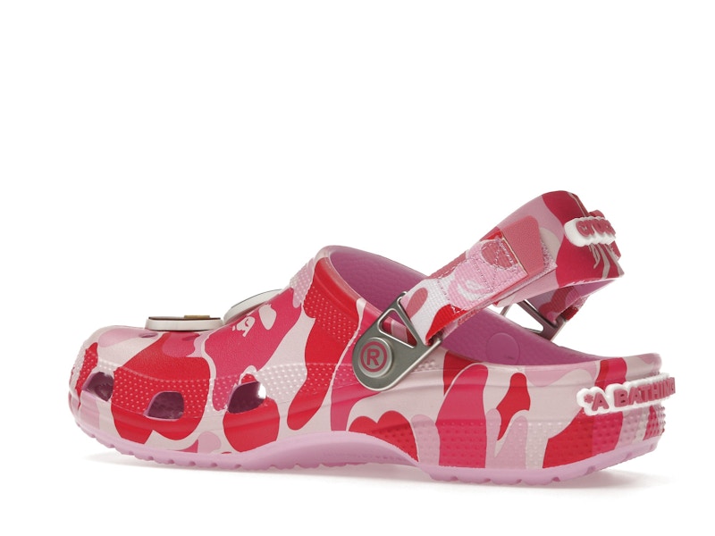 Crocs Classic Clog A Bathing Ape ABC Camo Rose