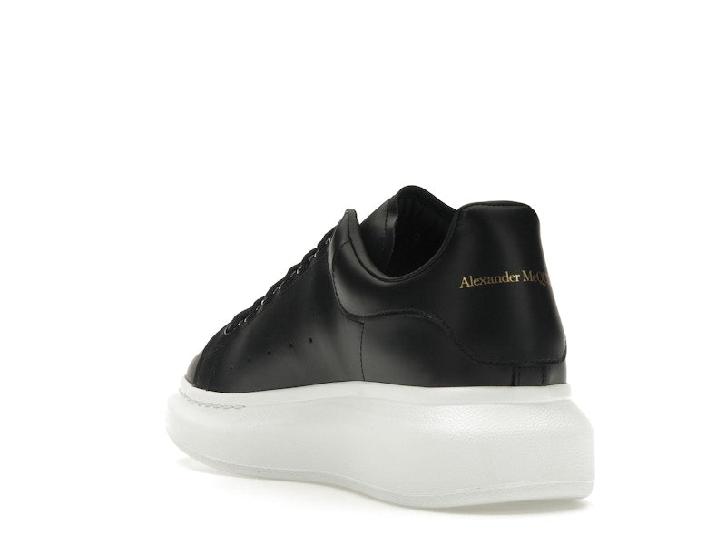 Alexander McQueen Oversized Schwarz Weiße Sohle