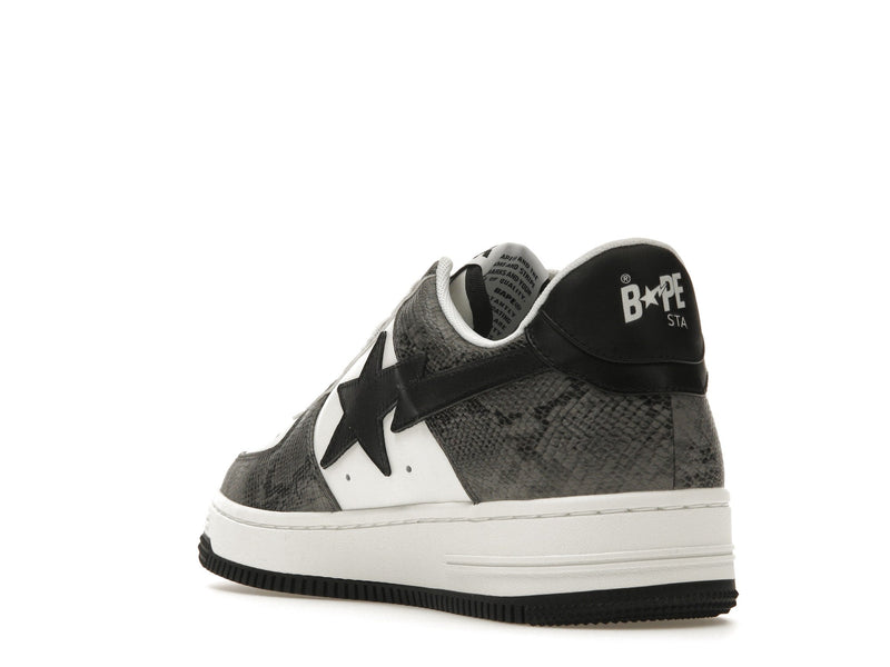 A Bathing Ape Bape Sta Snake Skin Noir
