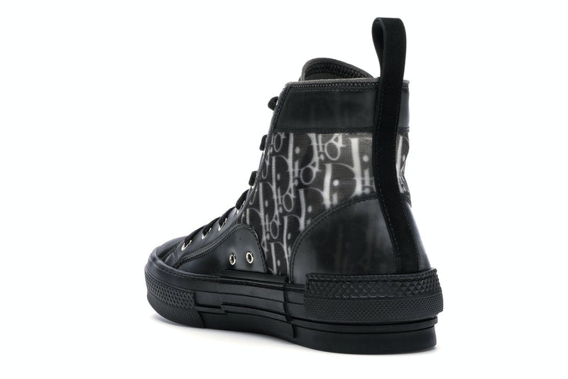 Dior B23 High Top Canvas Oblique Noir