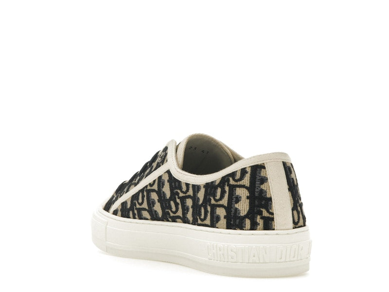 Toile Dior Walk'N'Dior Oblique Bleu Marine