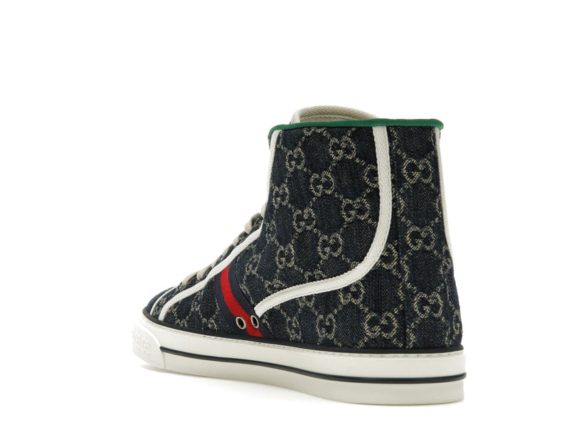 Baskets montantes Gucci Tennis 1977 bleues
