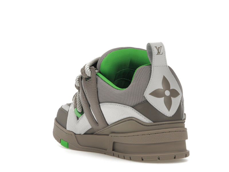 Baskets de skate Louis Vuitton LV Gris Vert