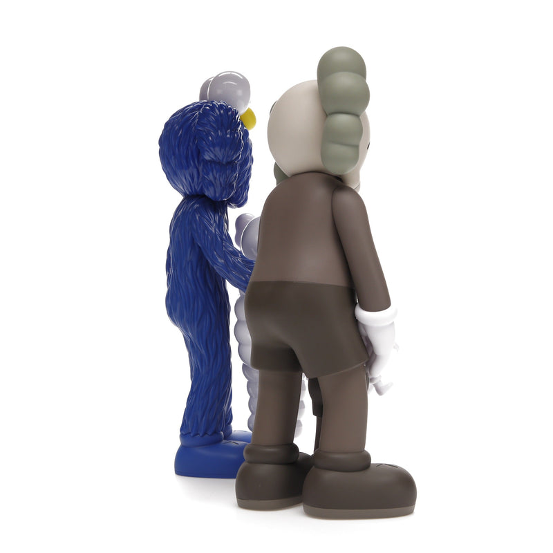 KAWS Family Vinylfiguren Braun/Blau/Weiß