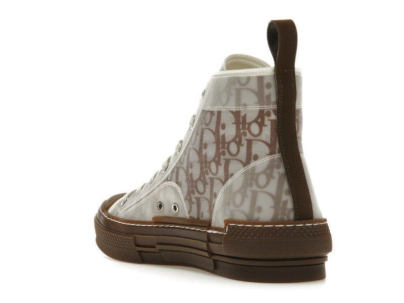 Dior B23 High Top Café Blanc Dior Oblique