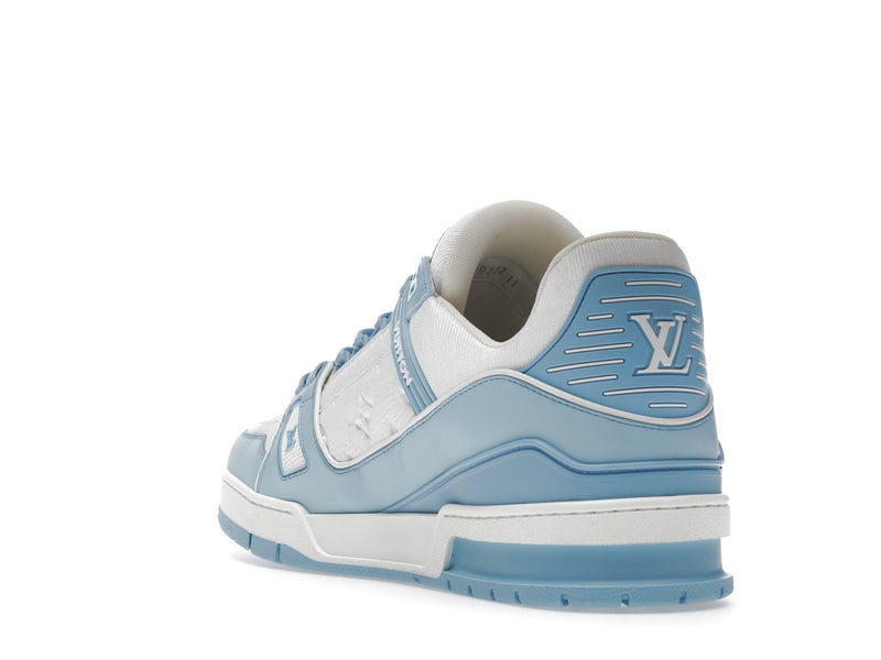 Louis Vuitton Trainer Low Blanc Bleu Ciel